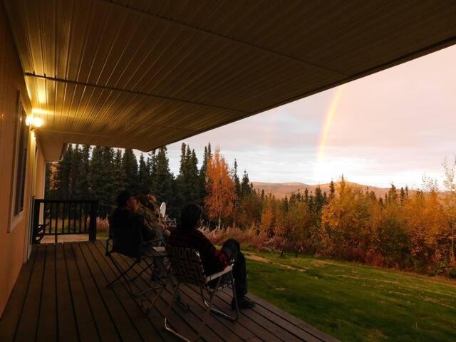 Apartamento Aurora Viewing Deck And Peaceful Retreat Fairbanks Exterior foto